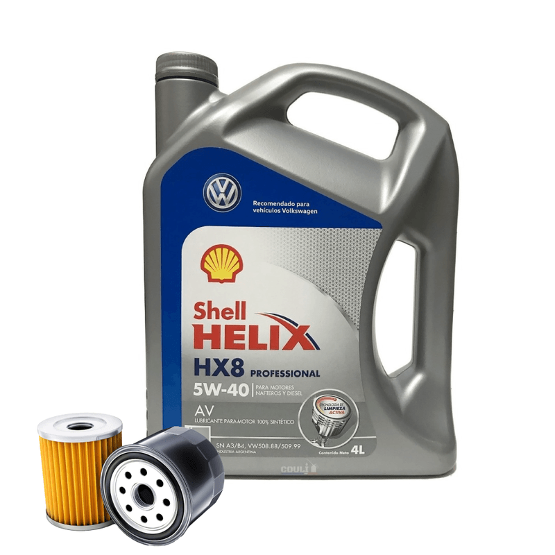 Aceite sintetico 5W40 shell Helix HX8 x 4 litros. » Lubritodo