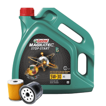 Cambio de Aceite Sintético Castrol Magnatec Stop-Start 5W-30 A5 + Filtro de Aceite