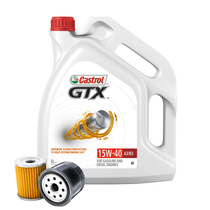 Cambio de Aceite Mineral Castrol GTX 15W-40 + Filtro de Aceite