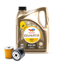 Cambio de Aceite Sintético Total Quartz Ineo MC3 5W-30 + Filtro de Aceite