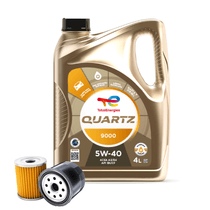 Cambio de Aceite Sintético Total Quartz 9000 5W-40 + Filtro de Aceite